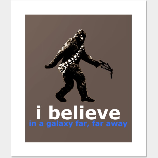 i believe ... bigfoot? Wall Art by chriswig